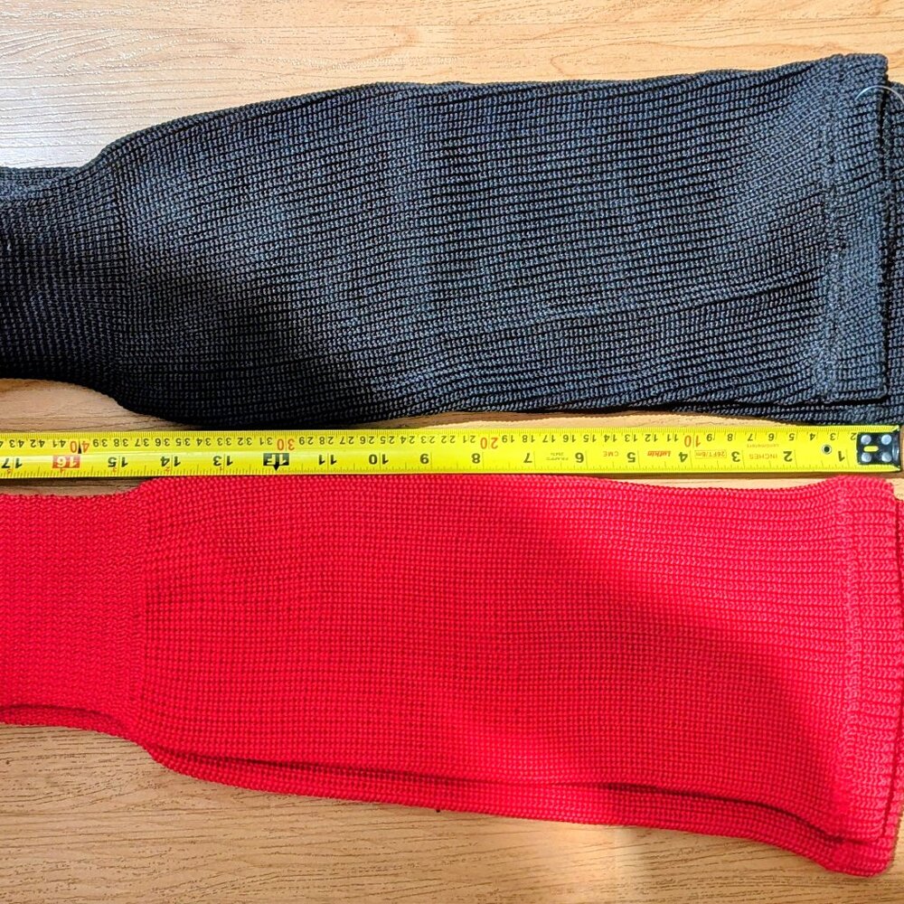 Kamazu FlexxICE Youth Hockey Socks 18.5–19” Red & Black